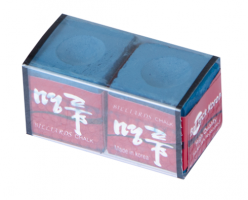 Мел Ball teck PRO II (2 шт, в золотистой металлической коробке) синий