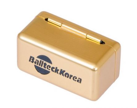 Мел Ball teck PRO II (2 шт, в золотистой металлической коробке) синий