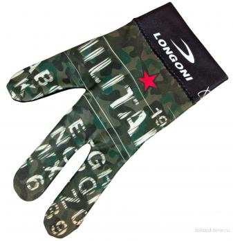 Перчатка бильярдная Longoni Fancy Military 2