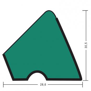 Резина для бортов Standard U-118 182см 12фт 6шт.