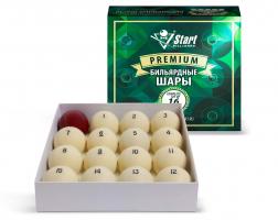 Комплект шаров для русской пирамиды Start Billiards Premium 68 мм 797402