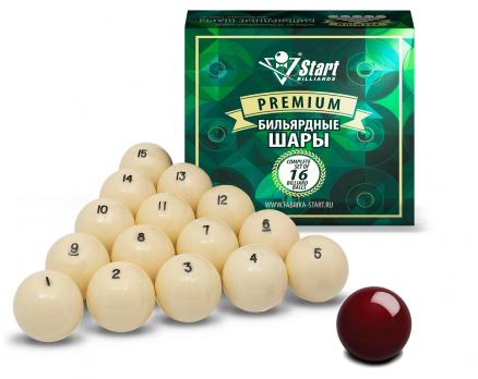 Комплект шаров для русской пирамиды Start Billiards Premium 68 мм 797402