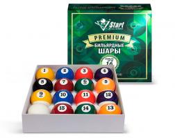 Комплект шаров для пула Start Billiards Premium 57,2 мм 797406
