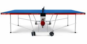 Теннисный стол Start Line Compact Expert Indoor blue с комплектом аксессуаров