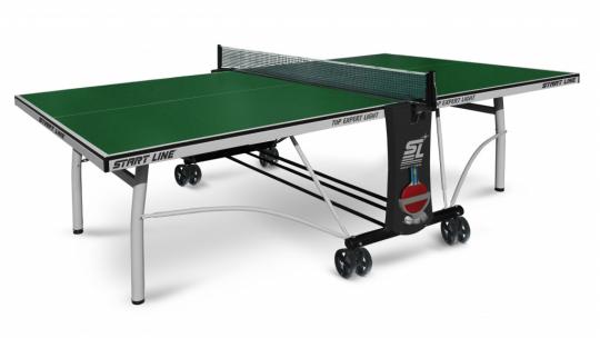 Теннисный стол Start line Top Expert Light green с комплектом аксессуаров