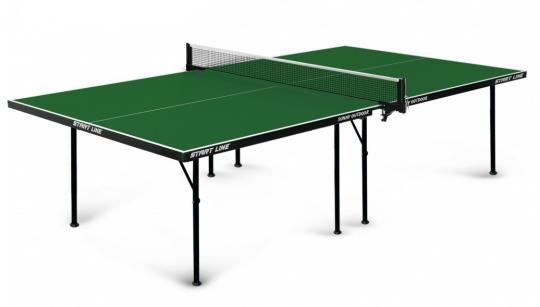Теннисный стол Start Line Sunny Outdoor green, всепогодный с комплектом аксессуаров