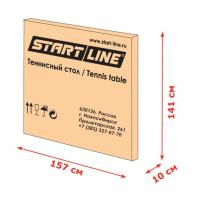Теннисный стол Start Line Game Outdoor green, всепогодный, с комплектом аксессуаров