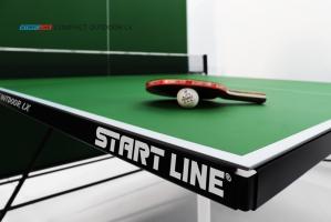 Теннисный стол Start Line Compact Outdoor LX green, всепогодный с комплектом аксессуаров