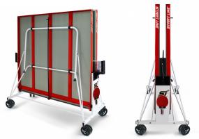 Теннисный стол Start Line Compact Expert Outdoor green, всепогодный с комплектом аксессуаров