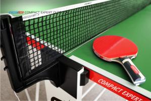 Теннисный стол Start Line Compact Expert Outdoor green, всепогодный с комплектом аксессуаров