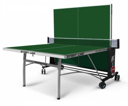 Теннисный стол Start Line Top Expert Outdoor green, всепогодный с комплектом аксессуаров