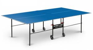 Теннисный стол Start Lime Olympic Outdoor blue с комплектом аксессуаров