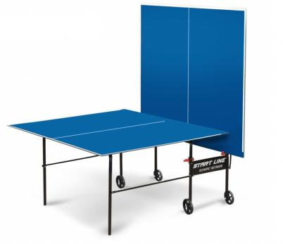 Теннисный стол Start Lime Olympic Outdoor blue с комплектом аксессуаров