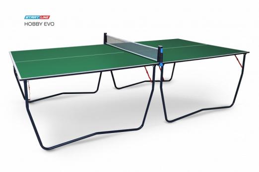 Теннисный стол Start Line Hobby Evo green с комплектом аксессуаров
