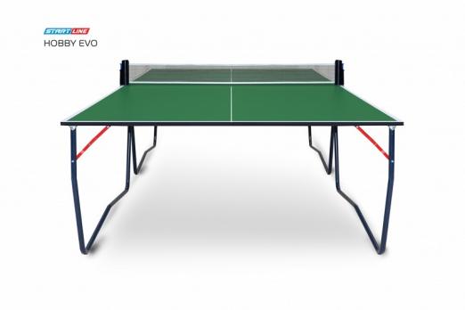 Теннисный стол Start Line Hobby Evo green с комплектом аксессуаров