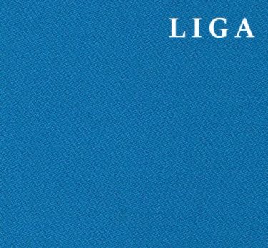 Бильярдное сукно Liga Pro Sky Blue 198 см., (шерсть – 45%, полиэстер – 55 %)