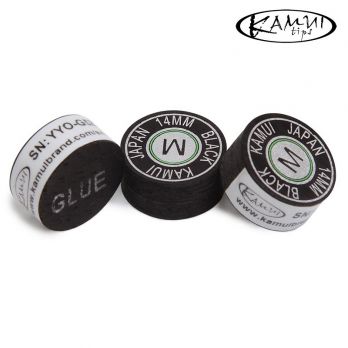 Наклейка для кия Kamui Black 14мм Medium 1шт.