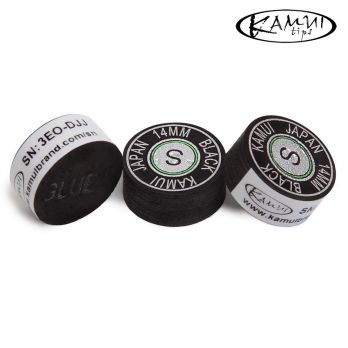 Наклейка для кия Kamui Black 14мм Soft 1шт.
