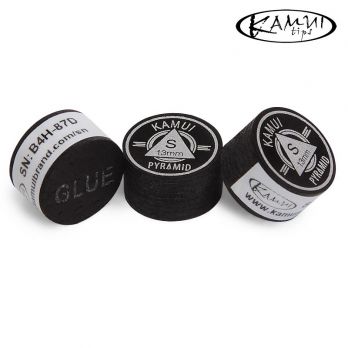 Наклейка для кия Kamui Pyramid Black 13мм Soft 1шт.