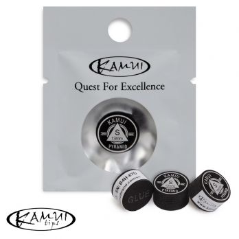 Наклейка для кия Kamui Pyramid Black 13мм Soft 1шт.