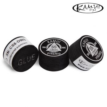 Наклейка для кия Kamui Pyramid Black 13мм Super Soft 1шт.