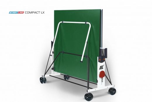 Теннисный стол START LINE COMPACT LX  Green c сеткой и комплектом аксессуаров