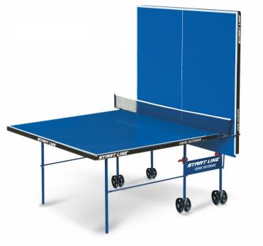 Теннисный стол Start Line Game Outdoor, всепогодный, с комплектом аксессуаров