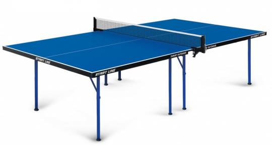 Теннисный стол Start Line Sunny Outdoor, всепогодный с комплектом аксессуаров