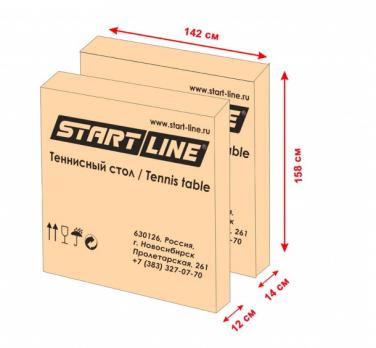 Теннисный стол Start Line Top Expert Outdoor blue, всепогодный с комплектом аксессуаров