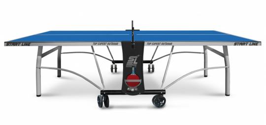 Теннисный стол Start Line Top Expert Outdoor blue, всепогодный с комплектом аксессуаров