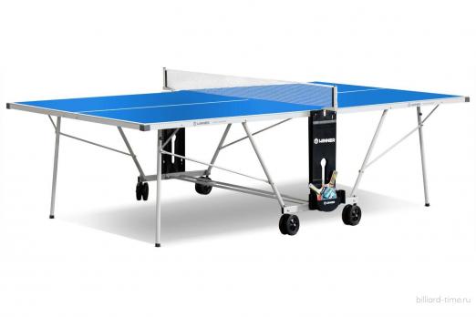 Теннисный стол Winner S-600 Outdoor с сеткой, всепогодный, с комплектом аксессуаров