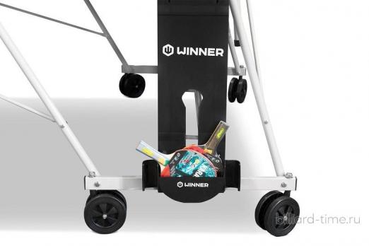 Теннисный стол Winner S-600 Outdoor с сеткой, всепогодный, с комплектом аксессуаров