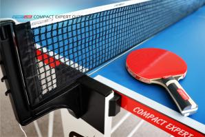 Теннисный стол Start Line Compact Expert Outdoor blue, всепогодный с комплектом аксессуаров