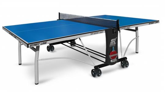 Теннисный стол Start line Top Expert Light blue с комплектом аксессуаров
