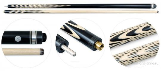 Кий / пирамида 2-pc Тюльпан (черный граб, граб)